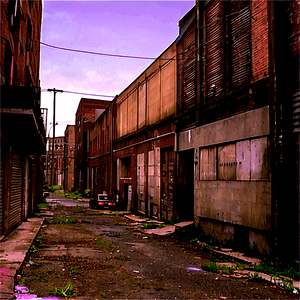 Abandoned Street Alley PNG kcv PNG image with transparent background