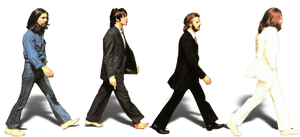 Abbey Road The Beatles Art - Beatles Abbey Road Cartoon, HD Png Download PNG image with transparent background