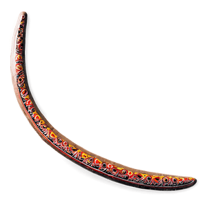 Aboriginal Boomerang Design PNG 06232024 PNG image with transparent background