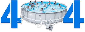 Intex 18 X 48 Ultra Frame Pool, HD Png Download PNG with transparent background