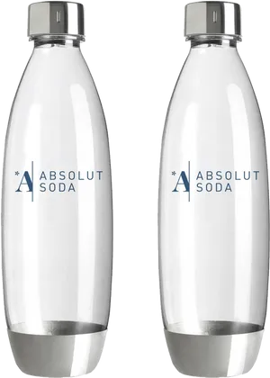 Absolut Soda Plastic Bottles PNG Image