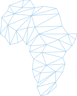 Abstract Africa Continent Outline PNG Image