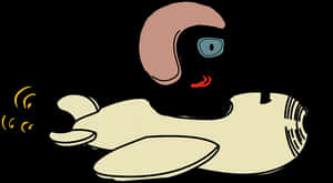 Abstract_ Airplane_ Cartoon PNG image with transparent background