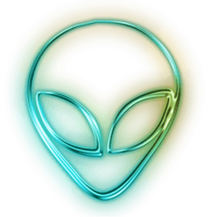 Alien Clipart Neon Green - Alien Neon Png, Transparent Png PNG with transparent background