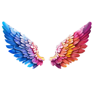 Abstract Angel Wings Concept PNG 05042024 PNG image with transparent background