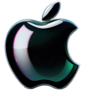 Abstract Apple Logo PNG ucq24 PNG image with transparent background