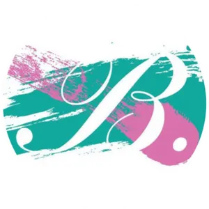 Abstract Aquaand Pink Circle Design PNG Image