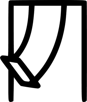 Swing Playground - Playground Single Swing Clipart Black And White, HD Png Download PNG image with transparent background