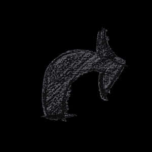 Abstract Arrow Sketchon Black Background PNG image with transparent background