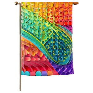 Abstract Art Garden Flag Png 98 PNG Image