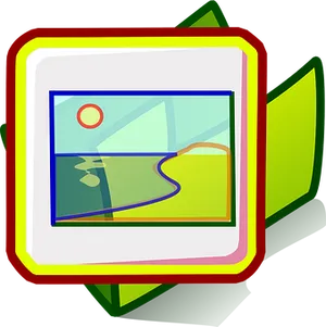 Abstract Art Icon Frame PNG Image