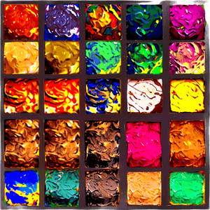 Abstract Art Palette PNG 06212024 PNG