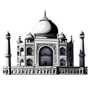 Abstract Art Taj Mahal Png Xar47 PNG Image