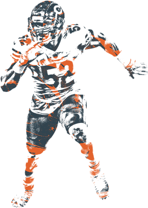 Chicago Bears Khalil Mack, HD Png Download PNG image with transparent background