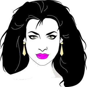 Abstract Beauty Silhouette PNG Image