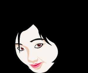 Abstract Beauty Vector Portrait PNG image with transparent background