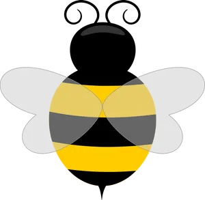 Abstract Bee Artwork PNG Image