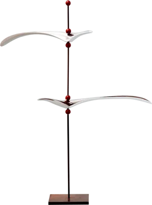 Abstract Bird Sculpture Art PNG Image