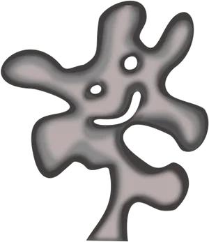 Abstract_ Black_and_ Gray_ Forms PNG Image