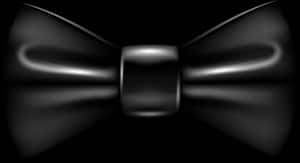 Abstract Black Bow Tie PNG image with transparent background