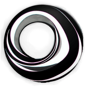 Abstract Black Circle Art PNG 05252024 PNG