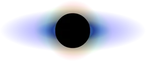 Abstract Black Hole Illustration PNG Image