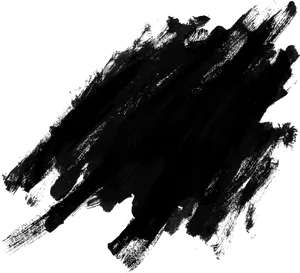 Abstract_ Black_ Paint_ Stroke_ Texture PNG Image