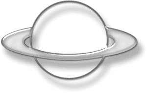 Abstract Black Ring Design PNG image with transparent background