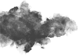Cloud Left Black - Monochrome, HD Png Download PNG with transparent background