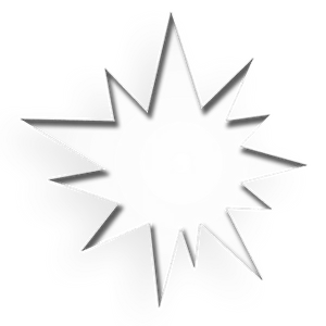 Abstract Black Starburst Graphic PNG Image