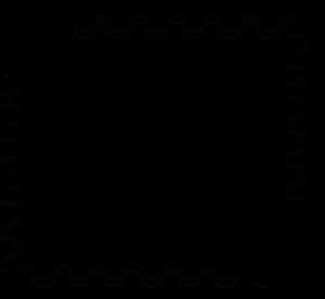Abstract Black Wavy Design PNG image with transparent background