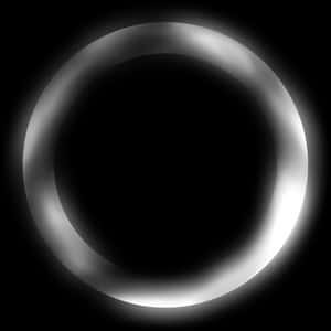 Abstract Blackand White Circle Gradient PNG image with transparent background