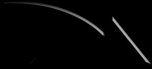 Abstract_ Black_and_ White_ Curves PNG image with transparent background