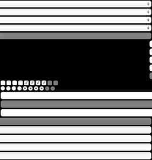 Abstract Blackand White Design PNG image with transparent background