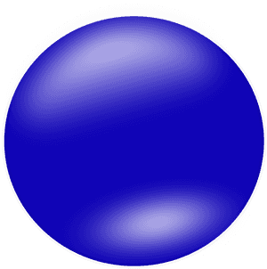 Abstract Blue Circle Gradient PNG image with transparent background