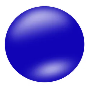 Abstract Blue Circle Gradient PNG Image