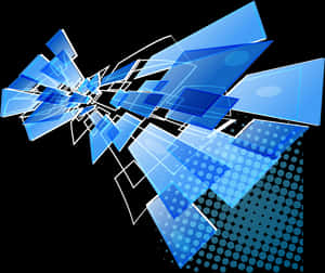 Abstract_ Blue_ Explosion_ Background PNG image with transparent background