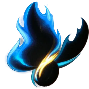 Abstract Blue Fire Png Kcl PNG Image