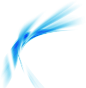 Abstract Blue Flame Art PNG Image