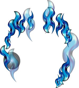 Blue Flame Png Picture - Blue PNG image with transparent background