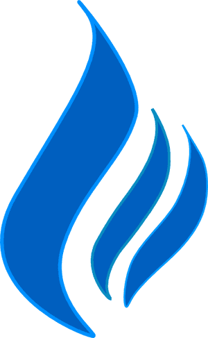 Blue Flame Clipart PNG image with transparent background