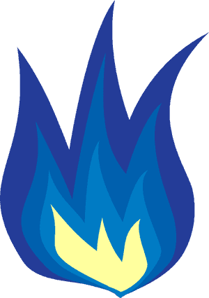 Blue Flames In - Purple Fire Flame Transparent PNG image with transparent background