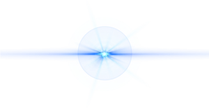 Abstract Blue Light Flare PNG Image