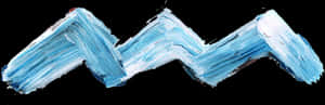 Abstract Blue Paint Wave PNG