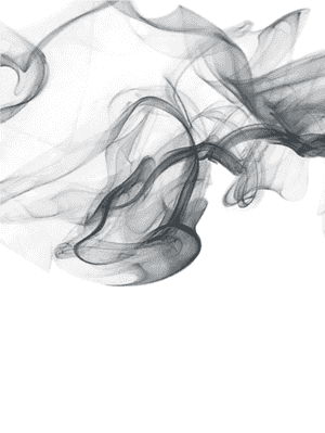Abstract Blue Smoke Art PNG image with transparent background