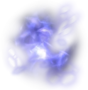 Abstract Blue Smoke Art PNG Image