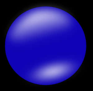 Abstract Blue Sphere Gradient PNG image with transparent background