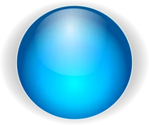 Abstract Blue Sphere Graphic PNG Image