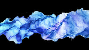 Abstract Blue Wave Texture PNG with transparent background