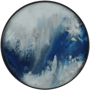 Blue Mist Glass Tray Notre Monde, HD Png Download PNG image with transparent background
